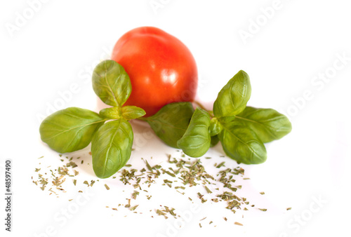 tomate basilic épices