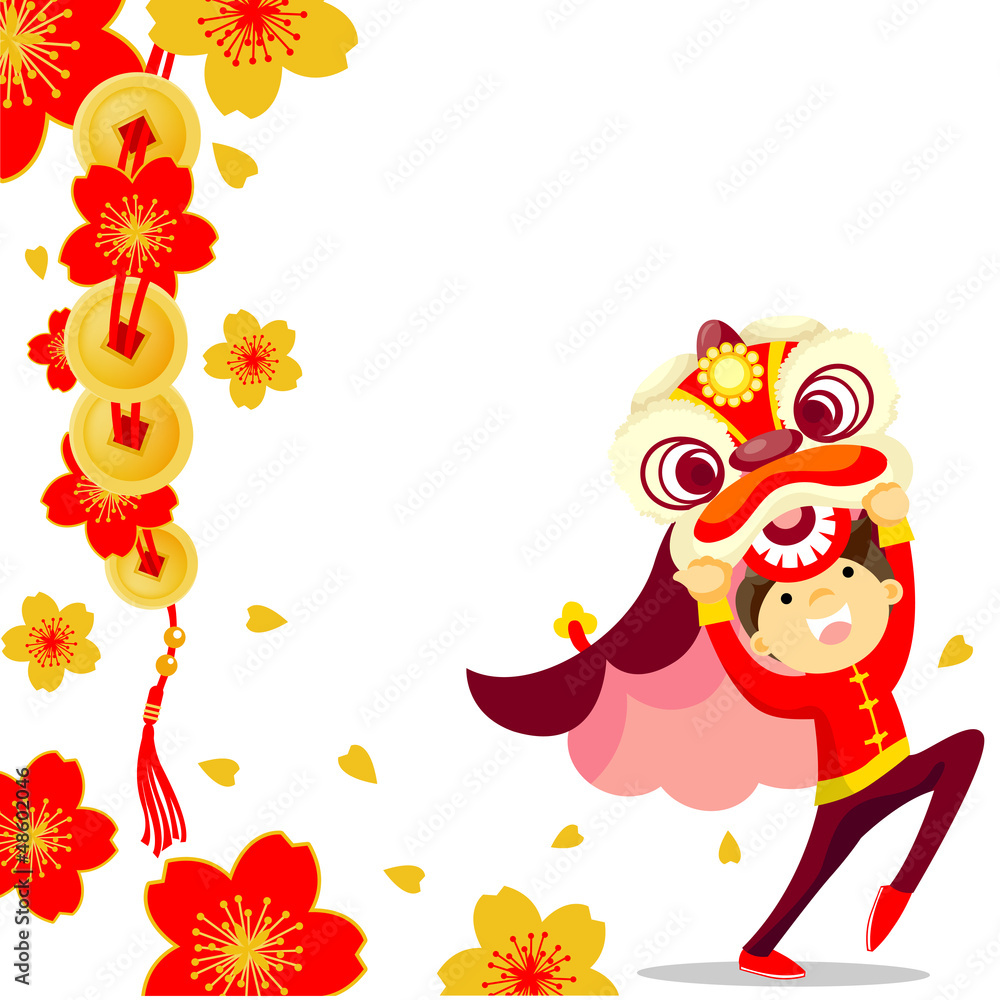 Naklejka premium Chinese New Year celebration