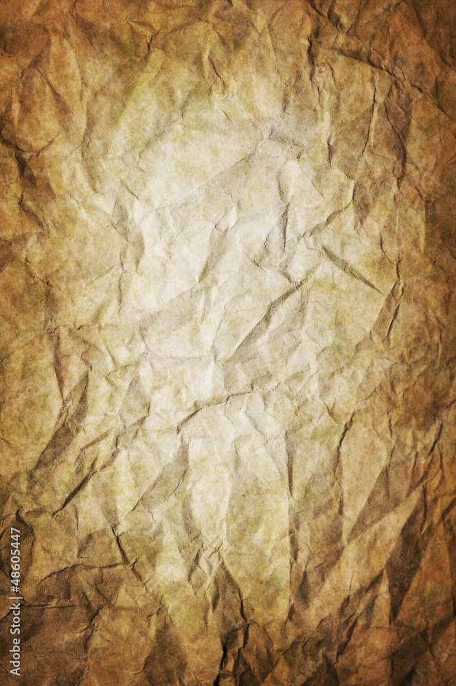 Old crumpled paper texture or bhackground Old crumpled paper texture or bhackground