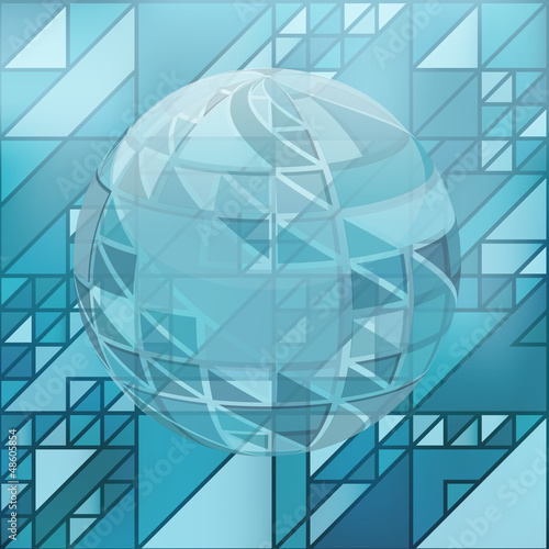 Abstrakte geometrische Gestaltung