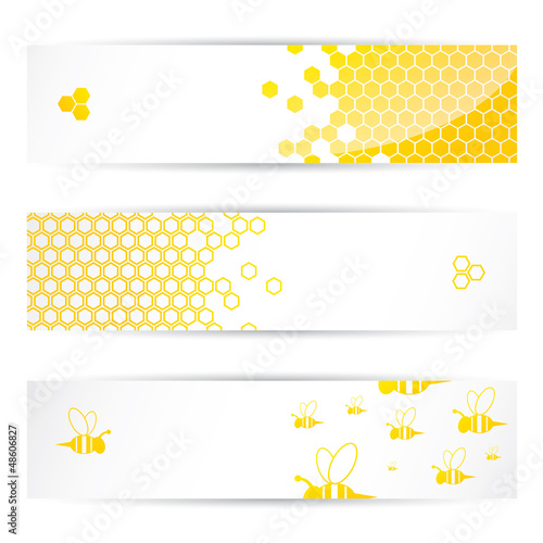 Honey and bees headers