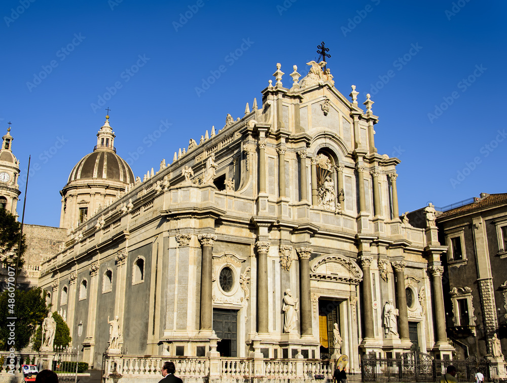 Catania cathedral in Italy