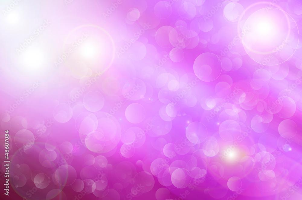 Pink background with bokeh bubbles Pink background with bokeh bubbles