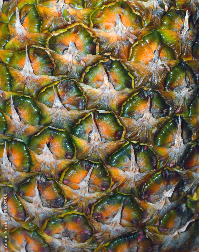 Pineapple close up