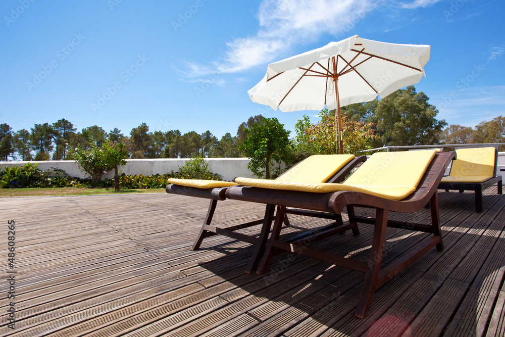 swimming pool terrace