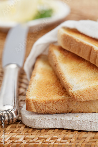 Toast mit Butter