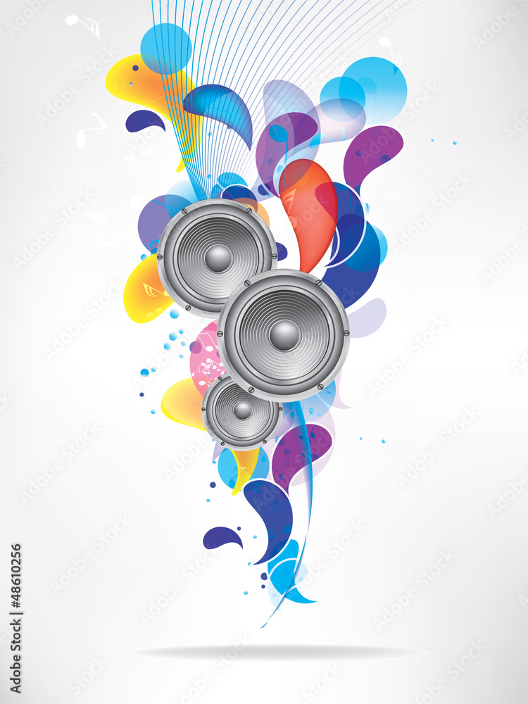 Fototapeta premium Music abstract background