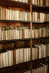 Fototapete Bibliothek Bücherregal  © RPL-Studio