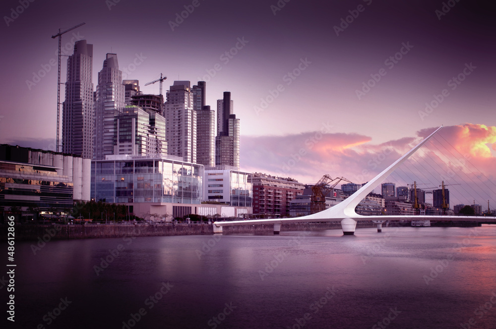 Fototapeta premium Buenos Aires - Puente de la Mujer