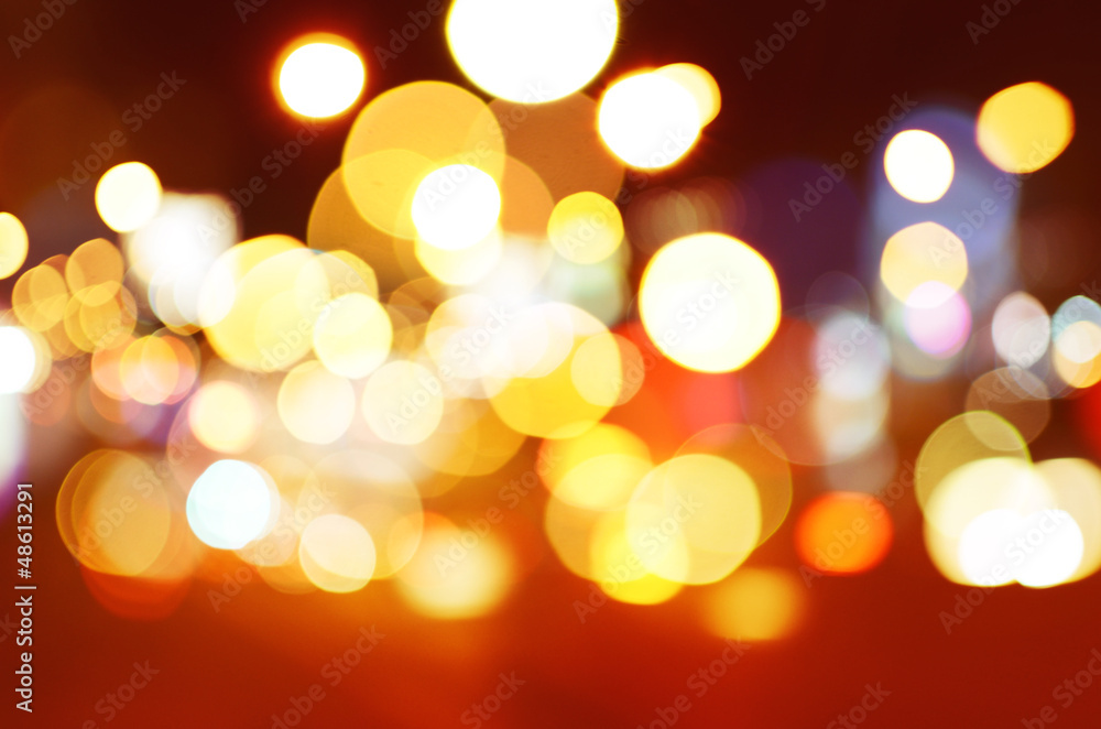 Abstract circular bokeh background of Christmaslight