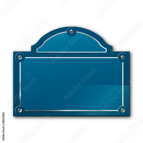 Plaque de rue de luxe