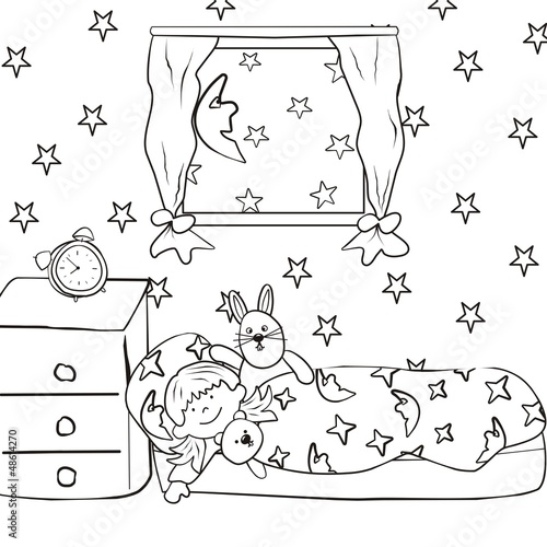nursery - girl,coloring book
