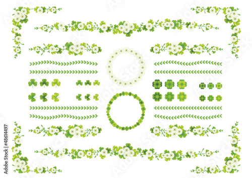 クローバーとシロツメクサ