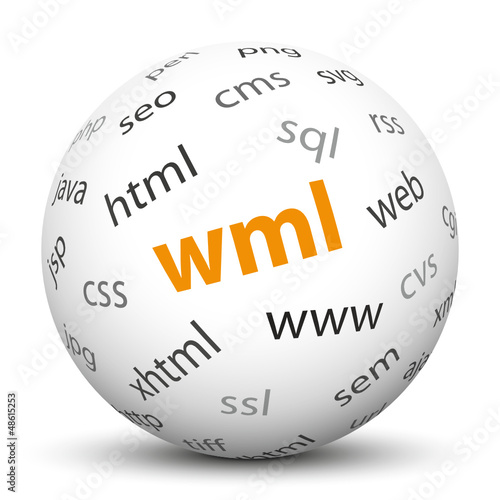 Kugel, WML, Wireless Markup Language, Seitenbeschreibungssprache