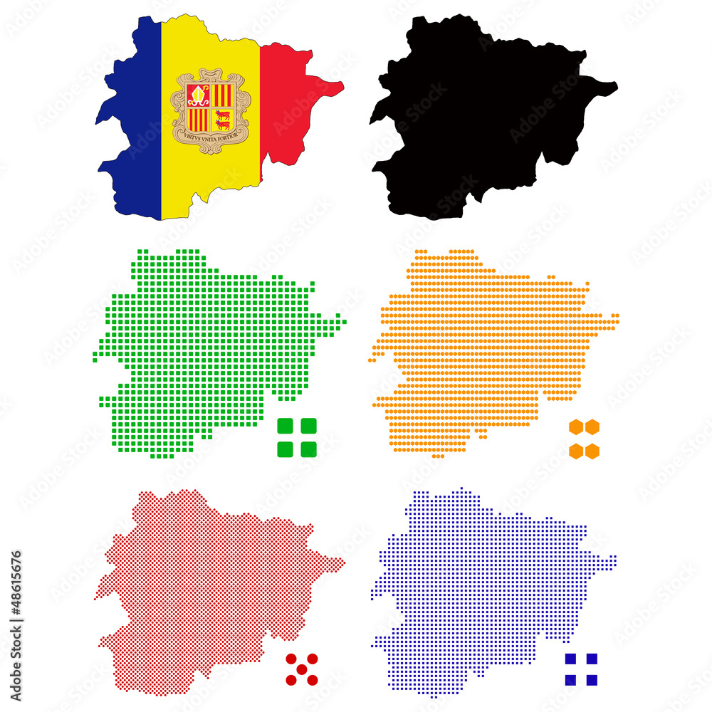 Naklejka premium Andorra