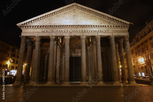 Pantheon at night