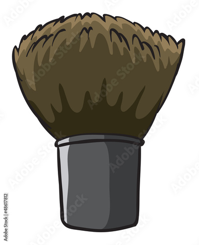 A hard cleaning brush