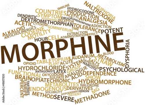 Photos Word cloud for Morphine
