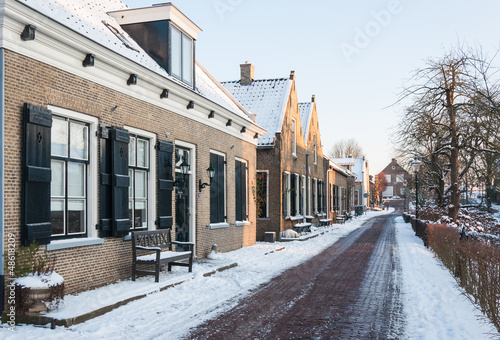 Winter in a historic village in the Netherlands © Ruud Morijn