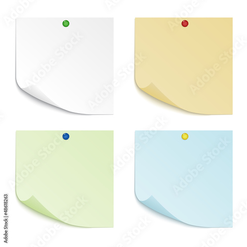 Сolored sheets of paper