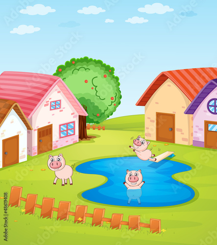 Pigs and houses