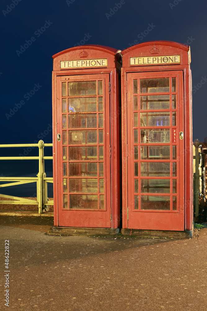 Obraz premium English Phone Boxes