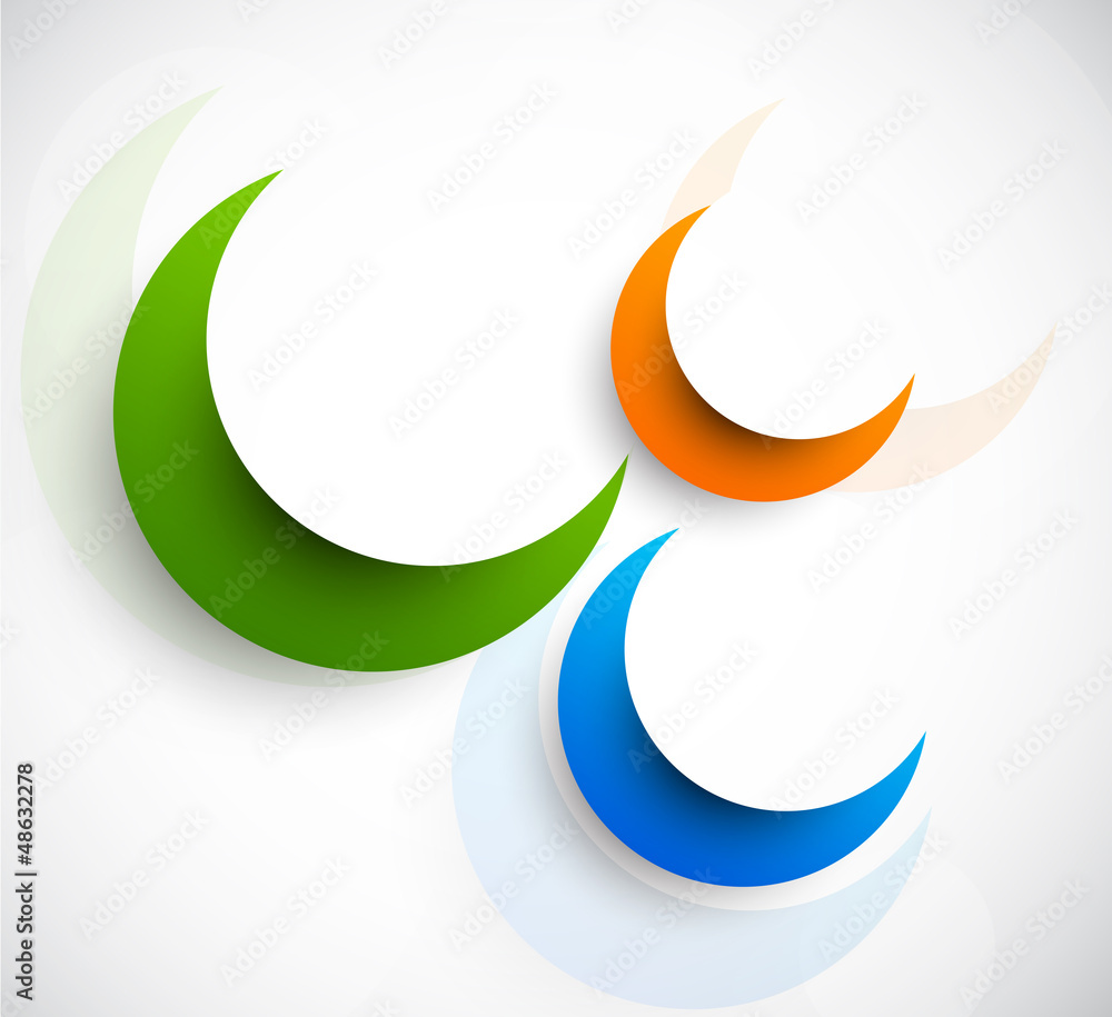 Background with circles