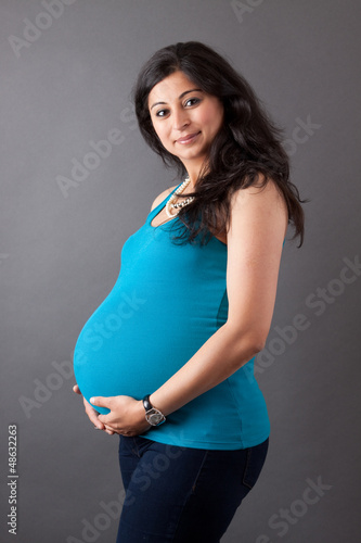 Pregnant East Indian Woman