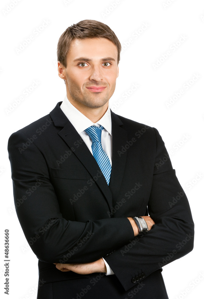 Businessman, isolated on white Businessman, isolated on white