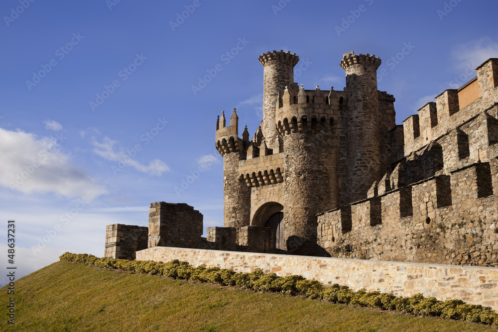 Castillo de los Templarios en Ponferrada.
