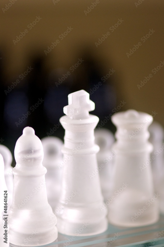 Chess on the table-Game-black and White Chess Chess on the table-Game-black and White Chess