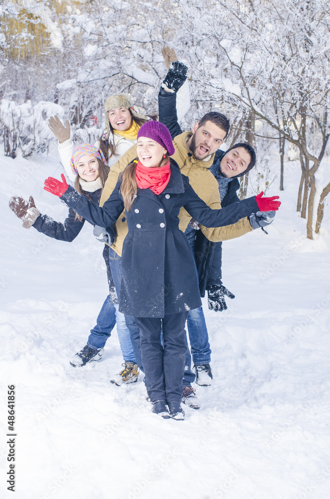 Playing in Snow