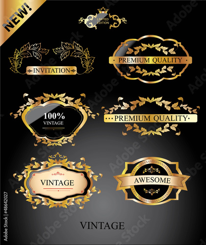 Vintage labels- Royal design