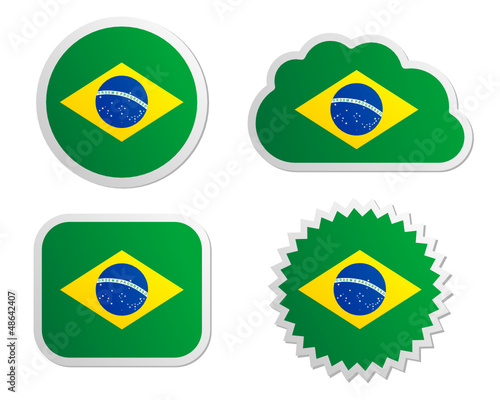 Fahne Brasilien Sticker Free Download Fahne Brasilien Sticker - GFXLoad