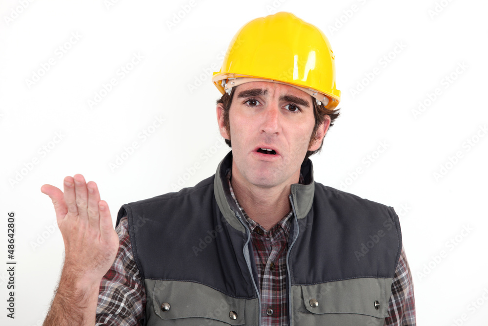 Annoyed builder Annoyed builder