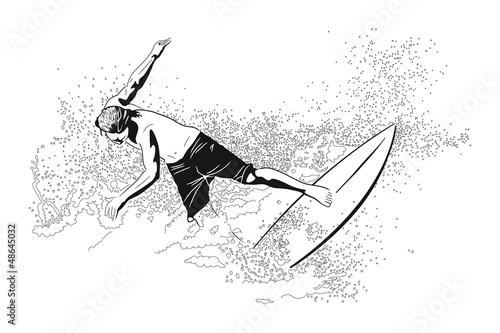 Surfer Illustration