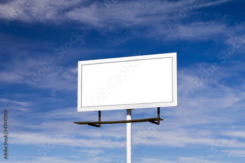 Blank Billboard Sign
