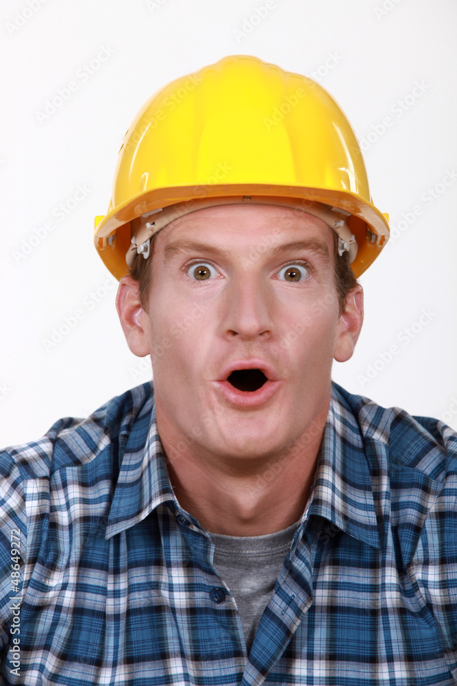 Builder in state of disbelief