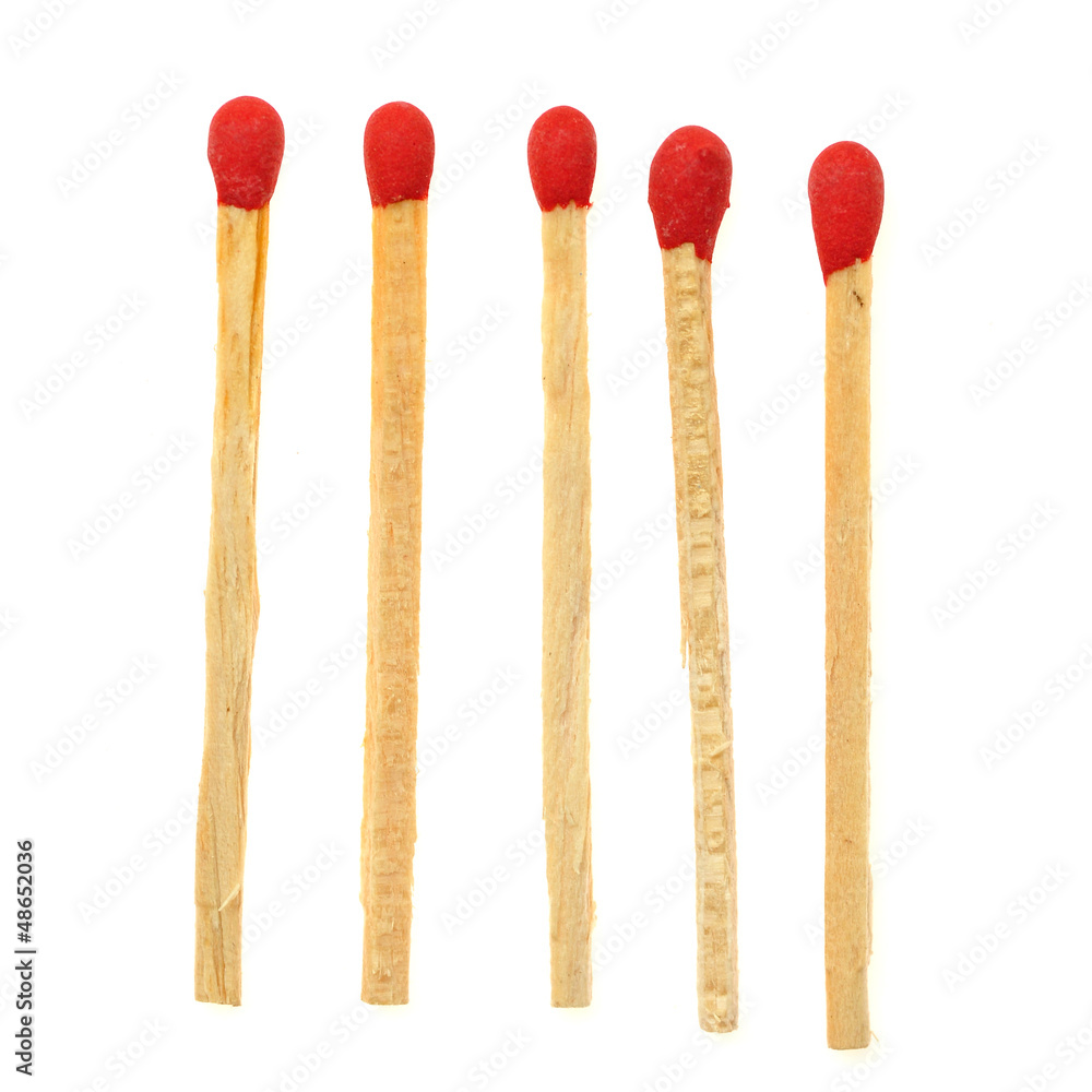 Close-up of a red match Close-up of a red match