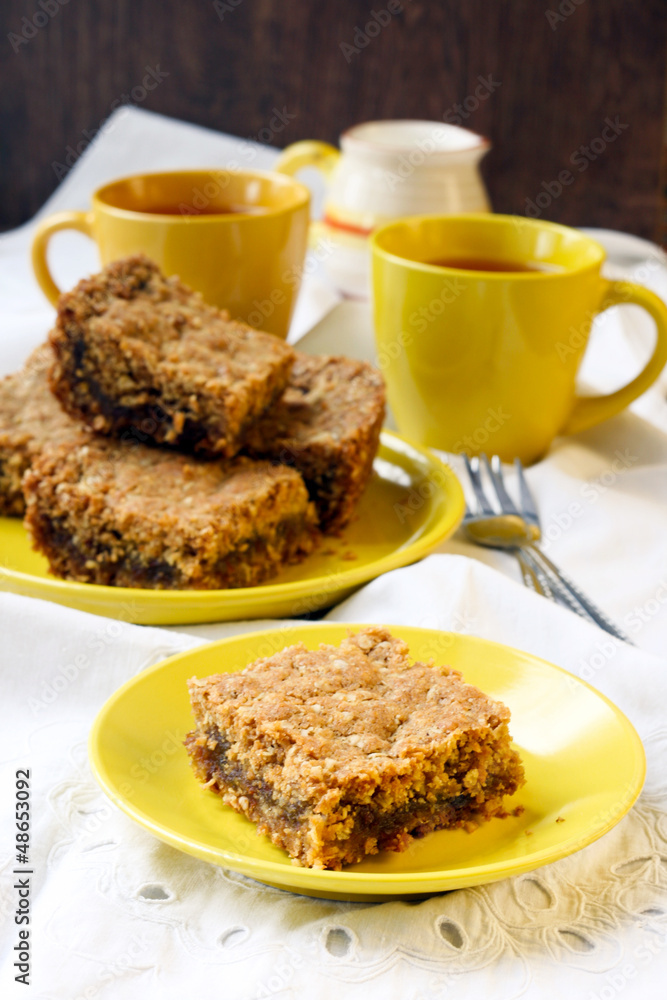Date and apple squares Date and apple squares