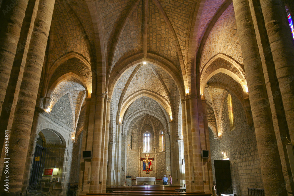 Church of the Camino de Santiago in northern Spain.