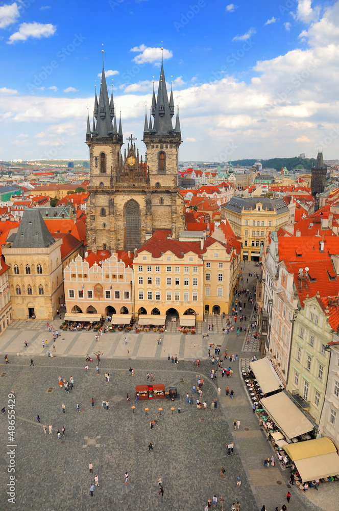Old town in Prague.