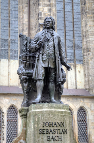 Monument for Johann Sebastian Bach. Leipzig, Germany