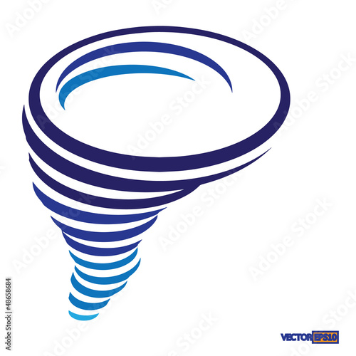 Illustration of tornado