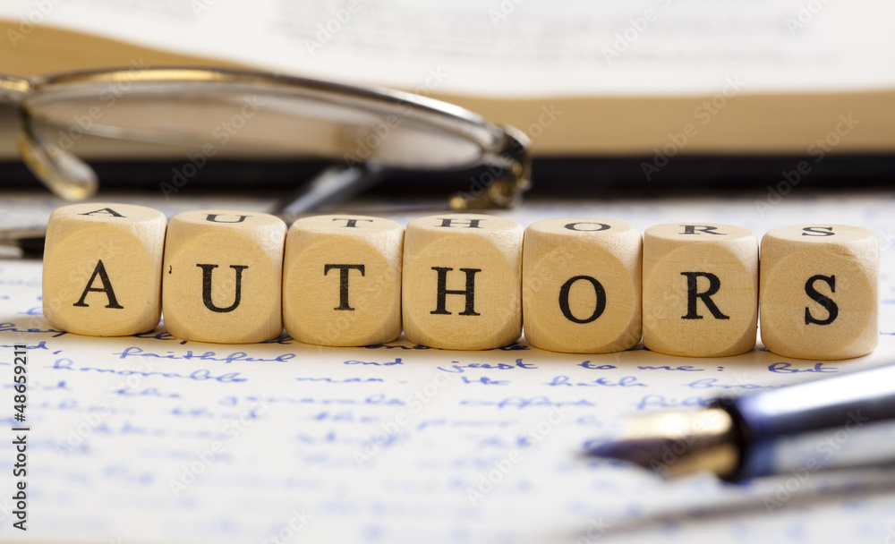 Letter Dices Concept: Authors Letter Dices Concept: Authors