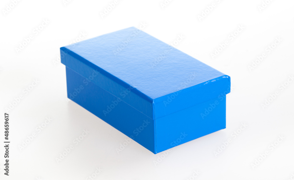 Fototapeta premium Closed blue box