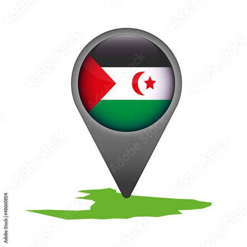 Free Download Demokratische Arabische Republik Markierung Flagge Icon Button - GFXLoad