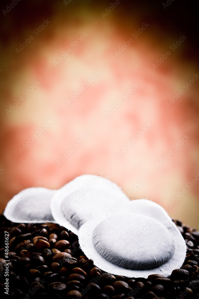 Obraz premium cialde caffè espresso - espresso coffee capsule