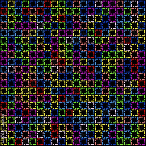 Rendom colored abstrackt squares