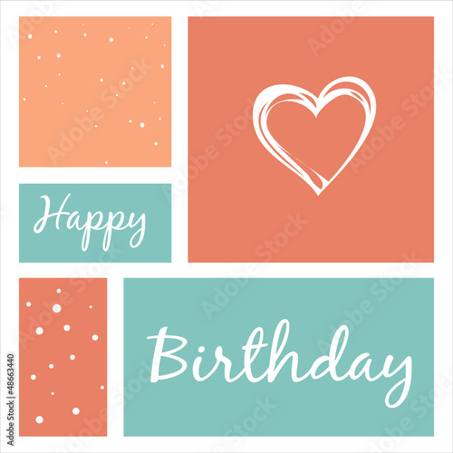 Happy birthday card.